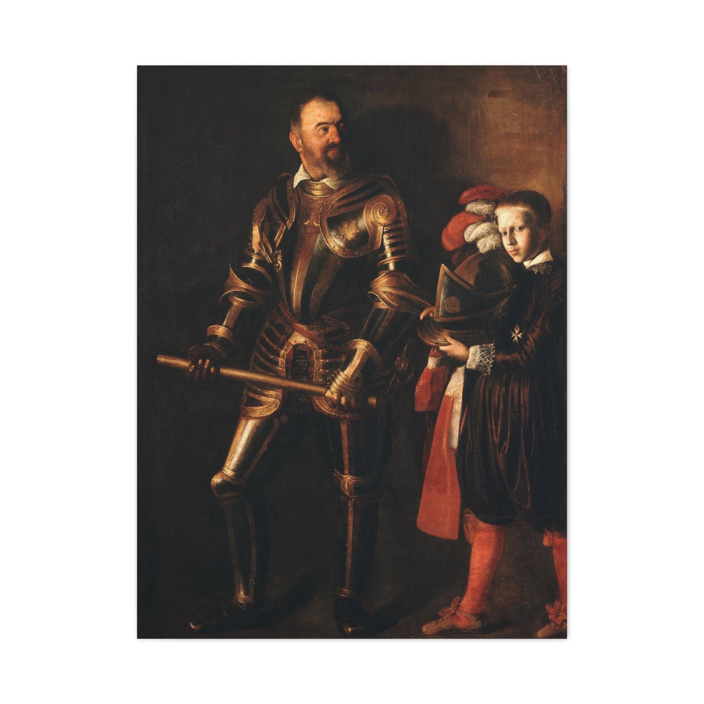 Portrait of Alof de Wignacourt and his Page (1608) | Michelangelo Merisi da Caravaggio