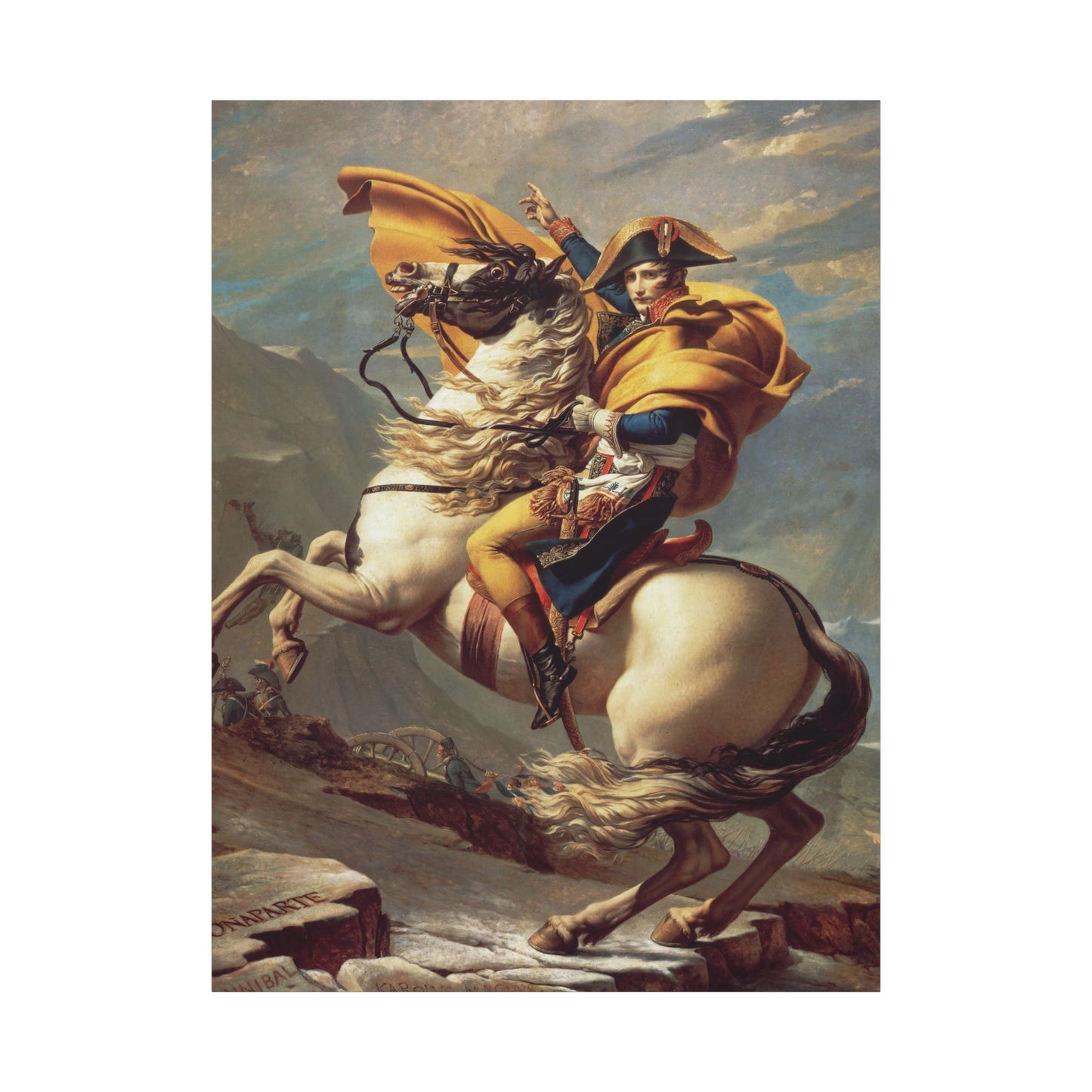 Napoleon Crossing the Alps | Jacques-Louis David